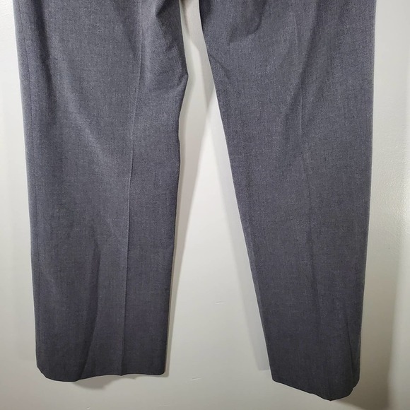 Calvin Klein Classic Fit Straight Leg Stretch Luxe Pants Charcoal Gray Size 12 - Picture 7 of 12